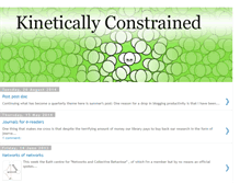 Tablet Screenshot of kineticallyconstrained.com